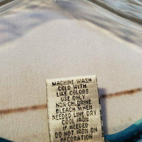 Love Ari Bodycon Sheath Dress Size L Sleeveless Stretch Midi Southwest Print - Picture 6 of 9